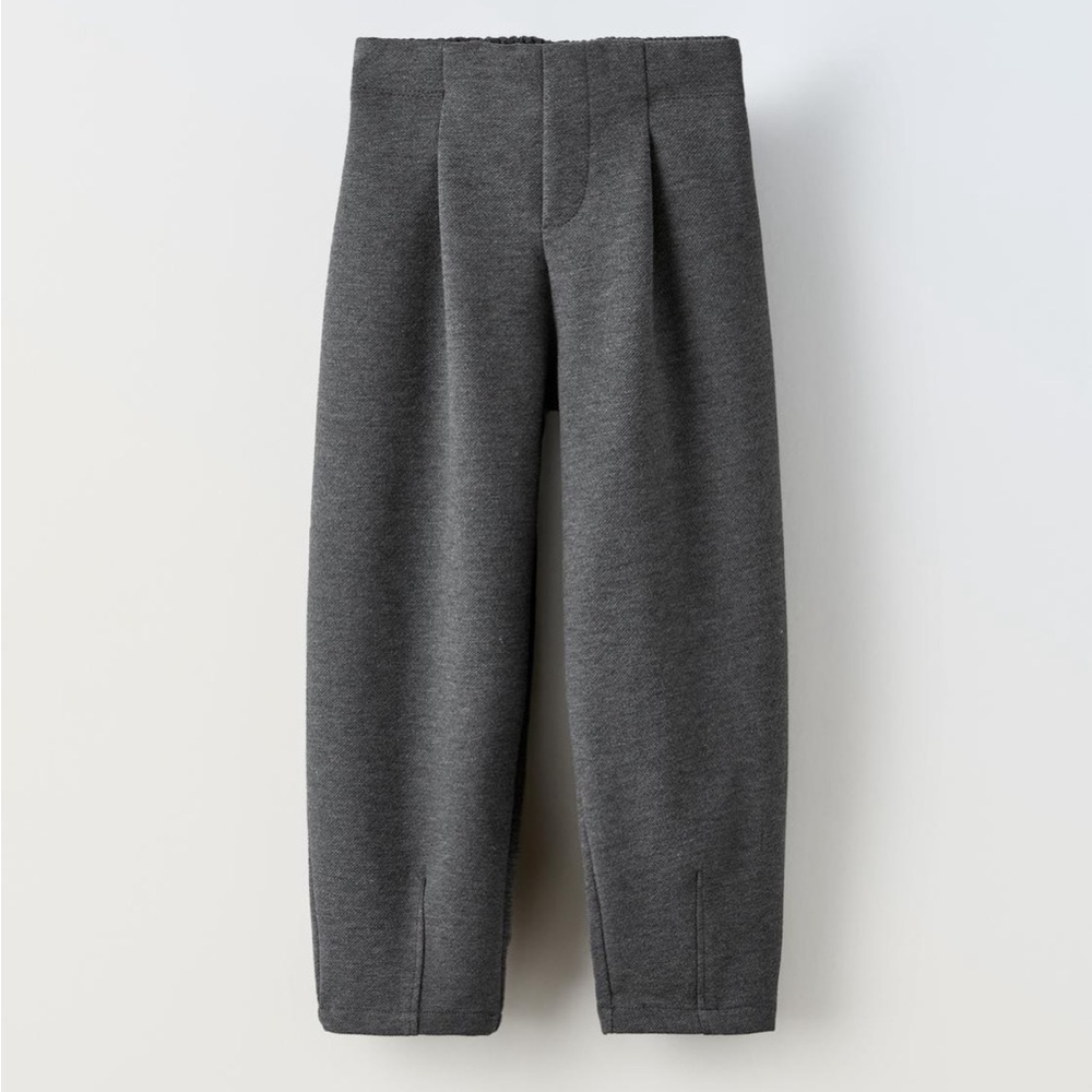 Gray High-Waisted pant